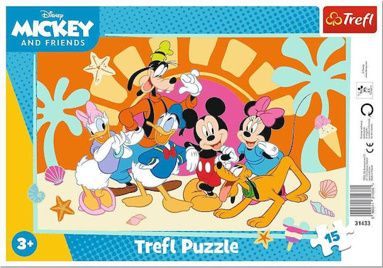 Trefl Рамков Пъзел Mickey Mouse Mickey Trivia 15 Части 31433