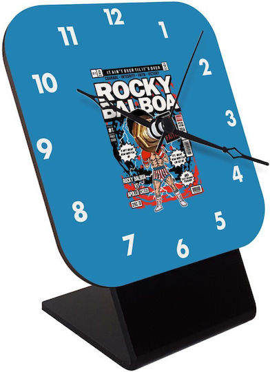 Koupakoupa Wooden Desktop Clock Rocky Balboa