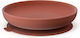 Ekobo Baby Food Plate made of Silicone Orange