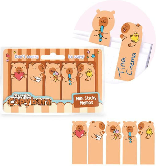 Bookmarks Trend Happy Life Capybara 50x30pcs 966933