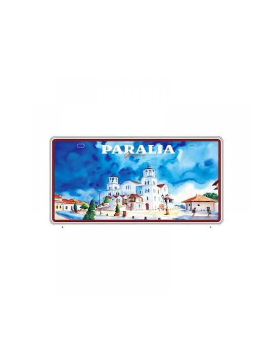Placă Decorativă Lucrată Manual Din Metal 30x15cm 12 Bucăți