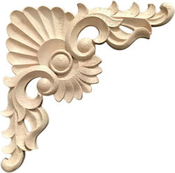 Colț Sculptat Din Lemn Masiv 8x8cm Colț Sculptat Din Lemn Masiv 8x8cm