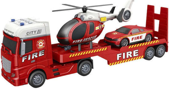 Re.el Toys Fire Truck Pull Back for 4+ Years