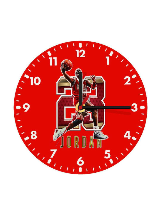 Koupakoupa Kinder Wanduhr Jordan 23 Hölzernes 20εκ.