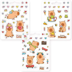 Αυτοκόλλητα Trend Happy Life Capybara 966926 26pcs
