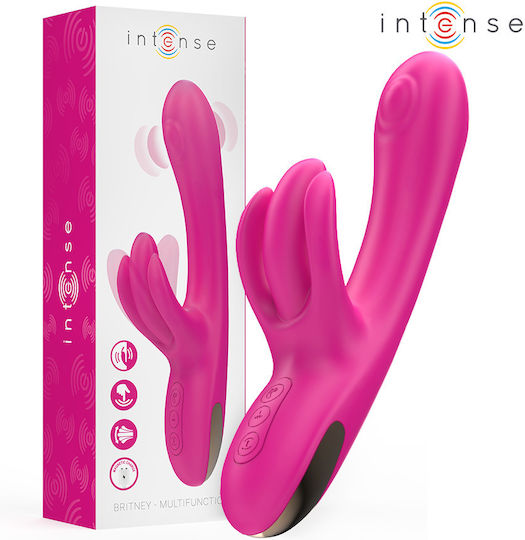 Intense Britney Vibrator Rabbit with Remote Control 23cm Pink
