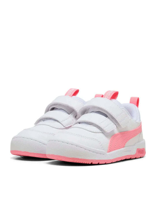 PUMA Multiflex Παιδικά Sneakers με Σκρατς Λευκά