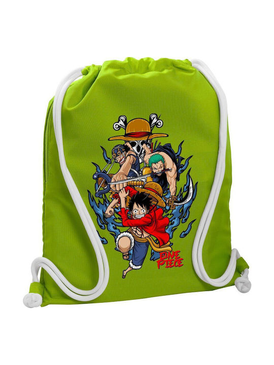 Koupakoupa One Piece Παιδική Τσάντα Πλάτης Πράσ...