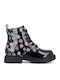 Kids Boots from Patent Leather with Zipper Black
