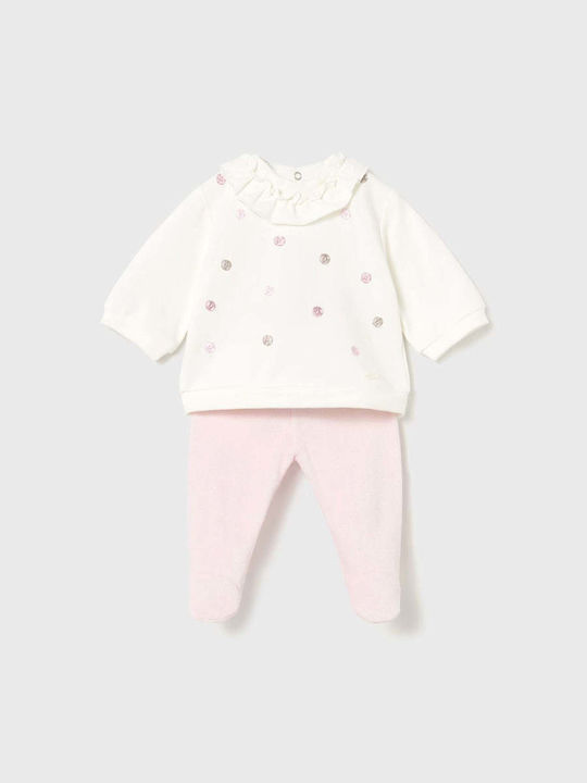 Kids' Set with Leggings Winter 2pcs Baby Pink