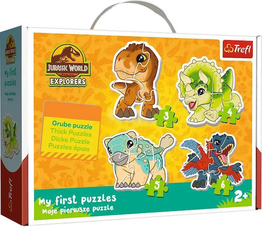 Puzzle Baby Classic Cute Dinosaurs Jw 36138
