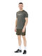 2-in-1 Sport Herren Shorts Grün