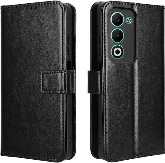 Θήκη Καπάκι Oppo A5 5g A5m Crazy Horse Wallet Μαύρο
