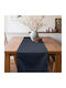Beauty Home Premium Weihnachtliches Tischtuch Stoff Läufer Blau 32x250cm