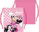 Disney Minnie Pink Parade Σχολικό Τσαντάκι Φαγητού Χειρός Ροζ Minnie 22x26.5cm