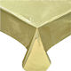 Party Tablecover Plastic Gold 137x274cm
