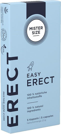 Mister Size Easy Erect Ειδικό Συμπλήρωμα Διατροφής 5 κάψουλες