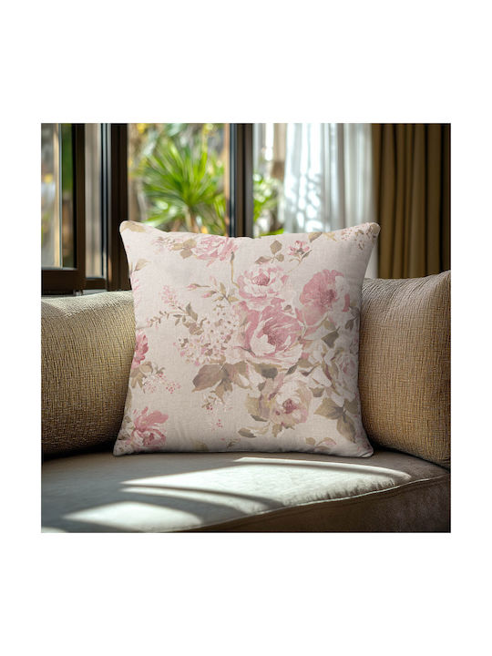 Beauty Home Decorative Beige Pillow Case 45x45cm