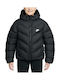 Sportswear Kids Sports Long Jacket with Hood Black