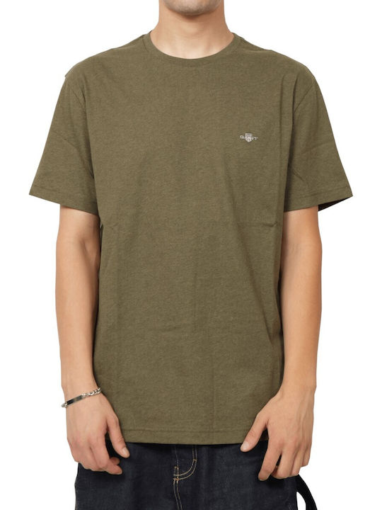 Gant Shield Тениска Каки