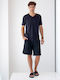 Short Sleeve Blouse Black