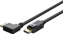 Goobay 77053 Καλώδιο DisplayPort male - 2m Μαύρο