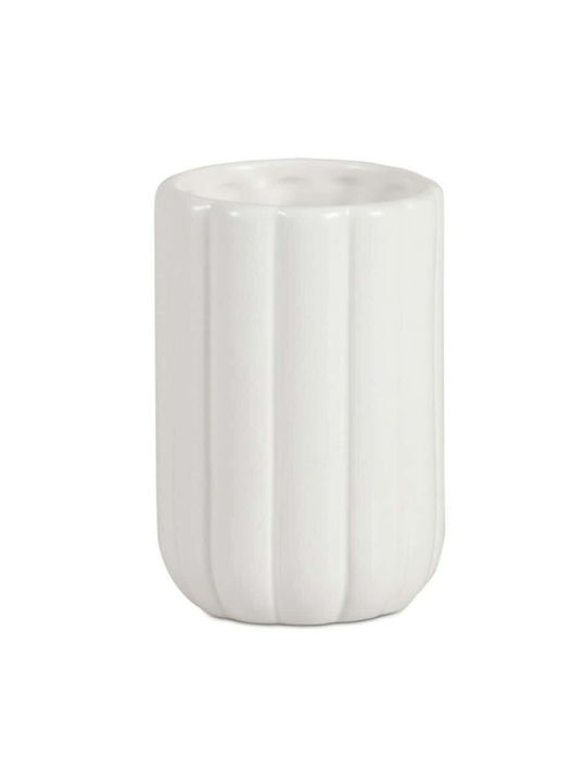 Andrea House Cup Holder Ceramic White