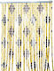 Sidirela Leaflet Plastic Door Curtain Beige 140x230cm Ε-0256