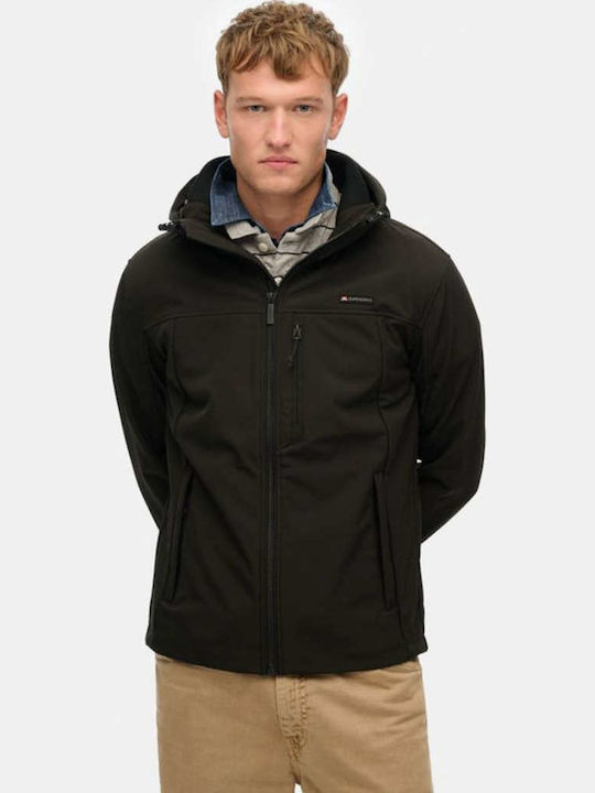 Superdry Χειμωνιάτικο Μπουφάν Softshell Αδιάβρο...