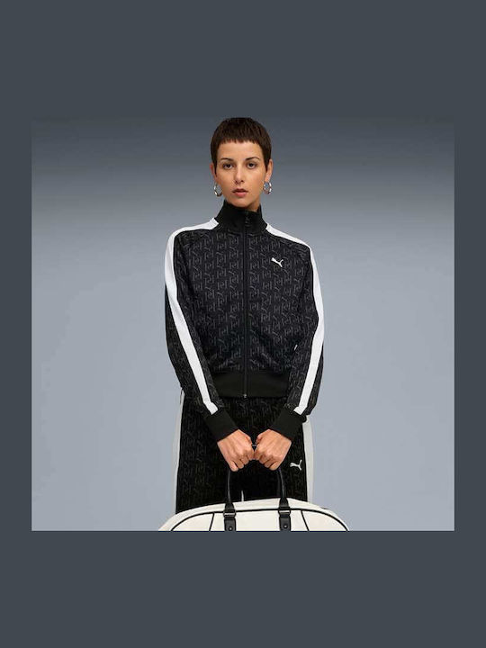T7 Γυναικείο Track Jacket Μαύρο