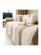 Linea Home Bengal Ριχτάρι Διθέσιου Καναπέ Chenille 180x240εκ. Μπεζ