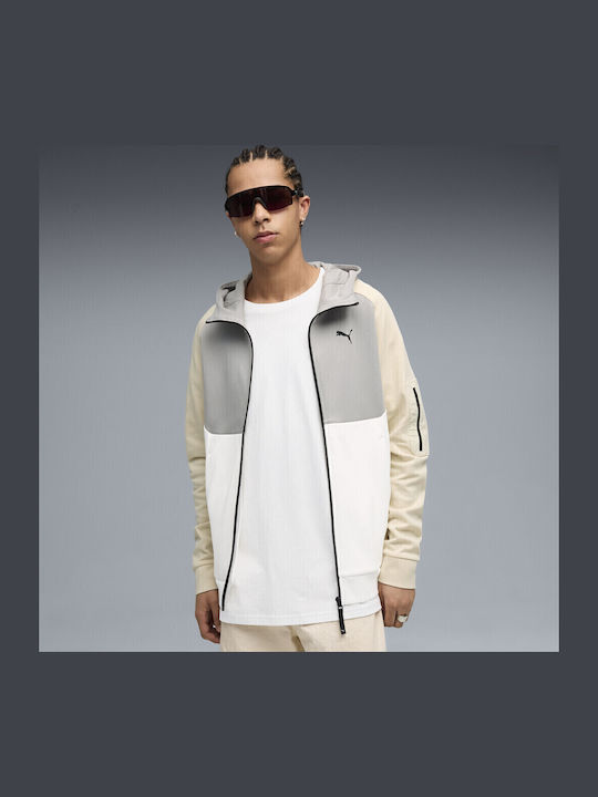 PUMA Sweatshirt mit Kapuze Beige