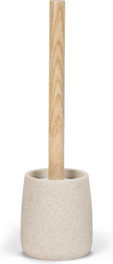 Andrea House Plastic Toilet Brush Beige
