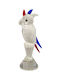 Galifas Decorative Bird made of Crystal 8.5x6x21cm 1pcs