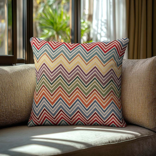 Beauty Home Față De Pernă Multicolor Zigzag 40x40 Cm