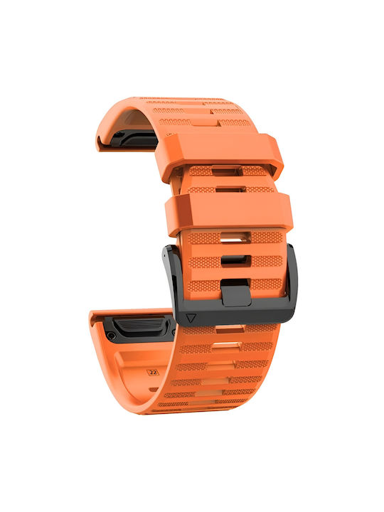 Силиконова Кайшка Quickfit 22mm Garmin Оранжева