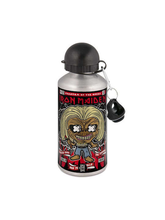 Koupakoupa Iron Maiden (eddie) Παγούρι Αλουμινίου 503.2ml Ασημί