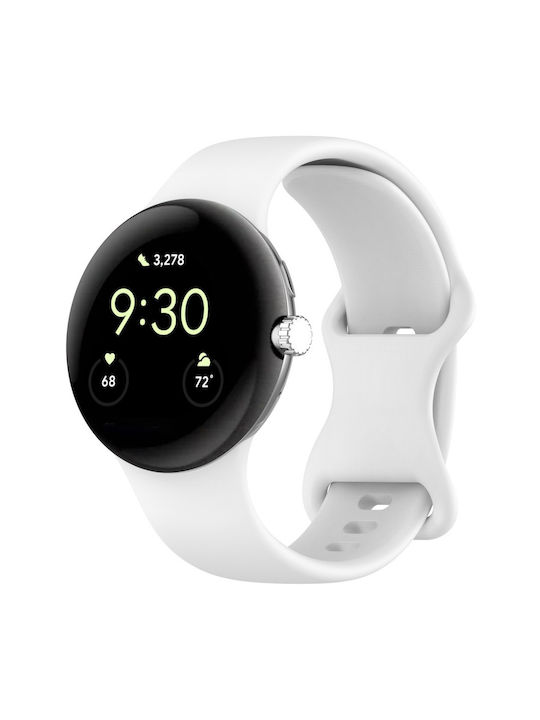 Silicone Strap Google Pixel Watch 3 45mm White