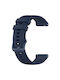 Silikon Tragbare Bänder 18mm Marineblau