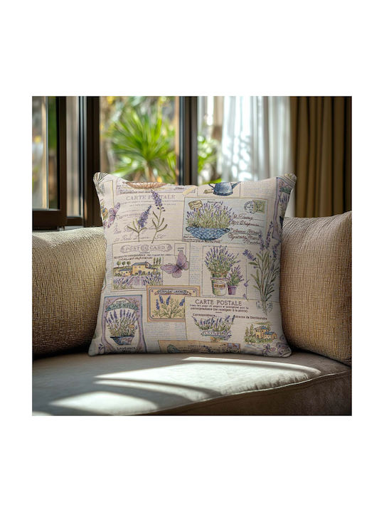 Beauty Home Διακοσμητική Μαξιλαροθήκη Lavender ...