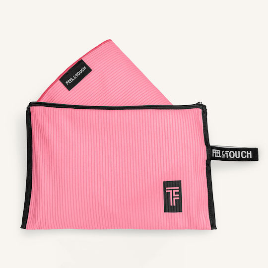 Feel & Touch Πετσέτα Microfiber Σώματος Ροζ 160x80εκ.