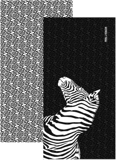 Feel & Touch Microfiber Towel Body Black 160x80cm