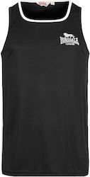 Lonsdale Herren Ärmellos T-Shirt 119126-1000 für Boxen Schwarz