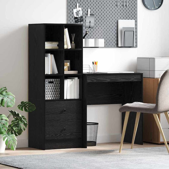 Desk Wooden Black Oak 70x40x76cm