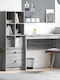 Desk Wooden Grey Sonoma 90x40x76cm