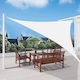 Триъгълник Shade Sail Бял 3x3x5m 180гр/кв.м