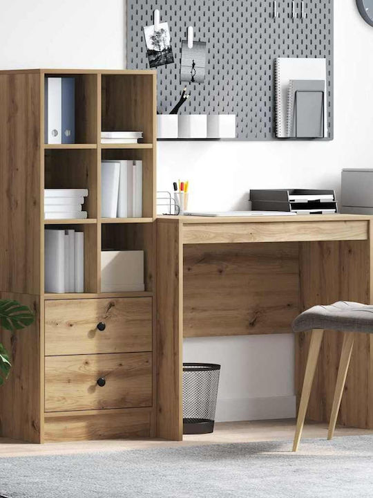 Desk Wooden Artisan Oak 90x50x76cm