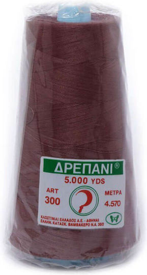 Thread Petalouda Drepani Art 300 5,000 Yds Cotton 1428 Brown