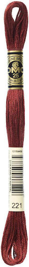 Fire Broderie Mouline Dmc 117 221 Burgundy