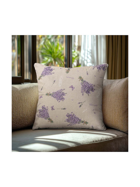 Beauty Home Decorative Pillow Case Lilac 45x45cm